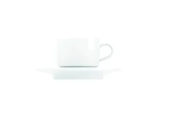 ACCOLADE Tasse thé empilable rond blanc porcelaine 22 cl Ø 8,3 cm Presto Best