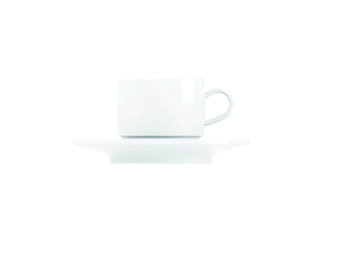 ACCOLADE Tasse thé empilable rond blanc porcelaine 22 cl Ø 8,3 cm Presto Best