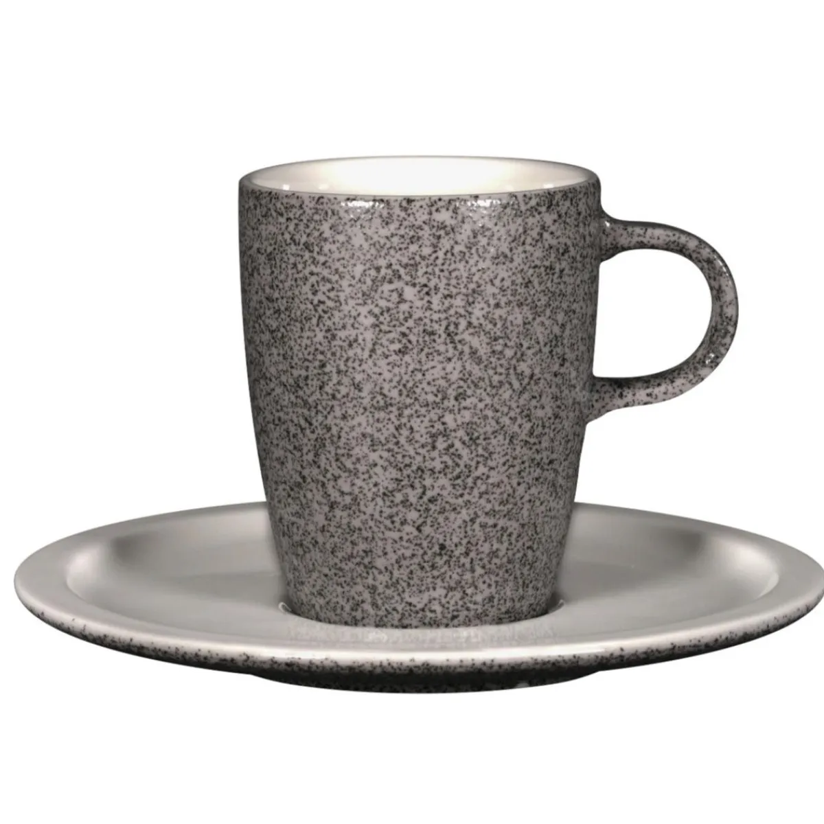 Tasse à thé gris porcelaine vitrifiée 20 cl Ø 7 cm stone Ease - RAK Sale
