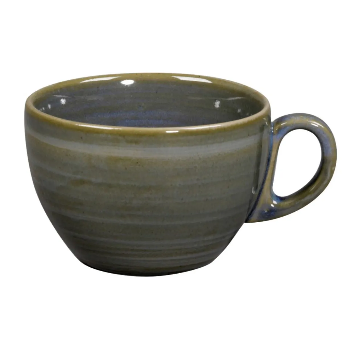 RAK Tasse à thé Jade porcelaine vitrifiée 23 cl Ø 9 cm stone Spot Discount