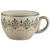 Tasse à thé rond Argila Décor Cartagena porcelaine 23 cl Ø 9 cm Earth - RAK Hot