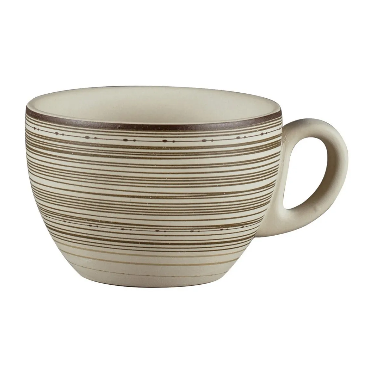 RAK Tasse à thé rond Argila Décor Larissa porcelaine 23 cl Ø 9 cm Earth New