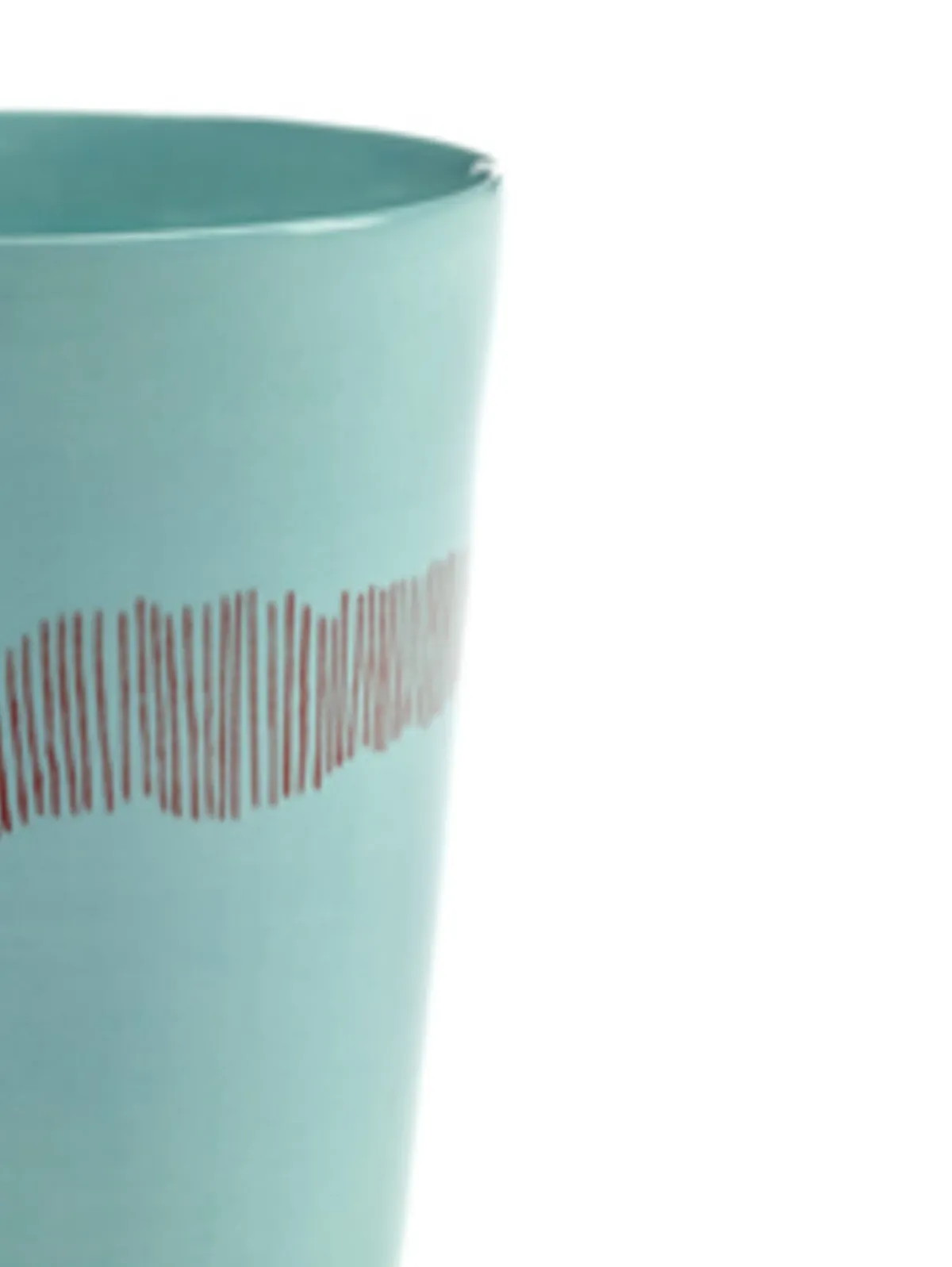 SERAX Tasse à thé rond azure swirl - stripes rouge grès émaillé 33 cl Ø 8,5 cm Feast By Ottolenghi Hot