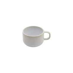 Tasse à thé rond beige grès émaillé 21 cl Ø 8,5 cm Sand - ACCOLADE Discount