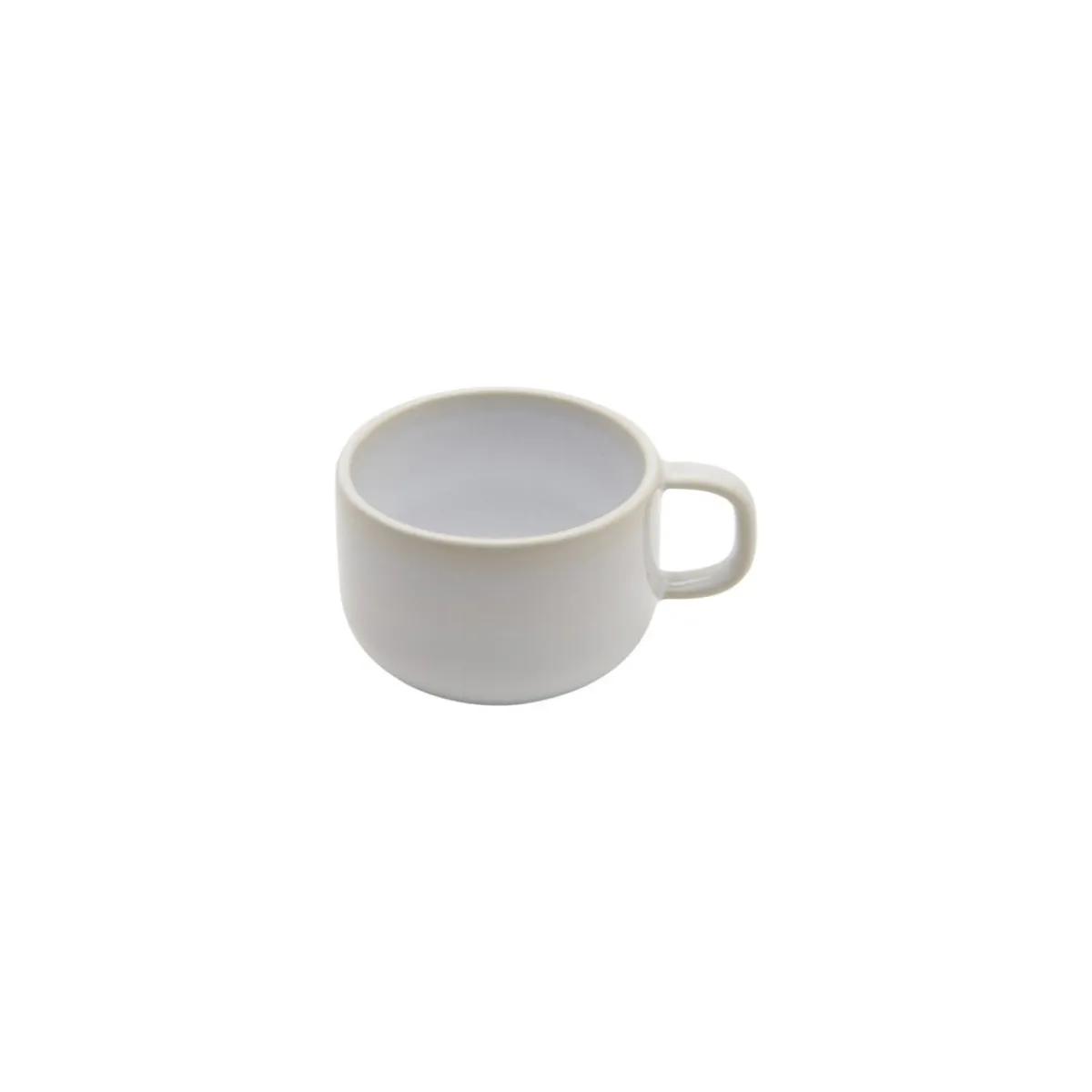 Tasse à thé rond beige grès émaillé 21 cl Ø 8,5 cm Sand - ACCOLADE Discount