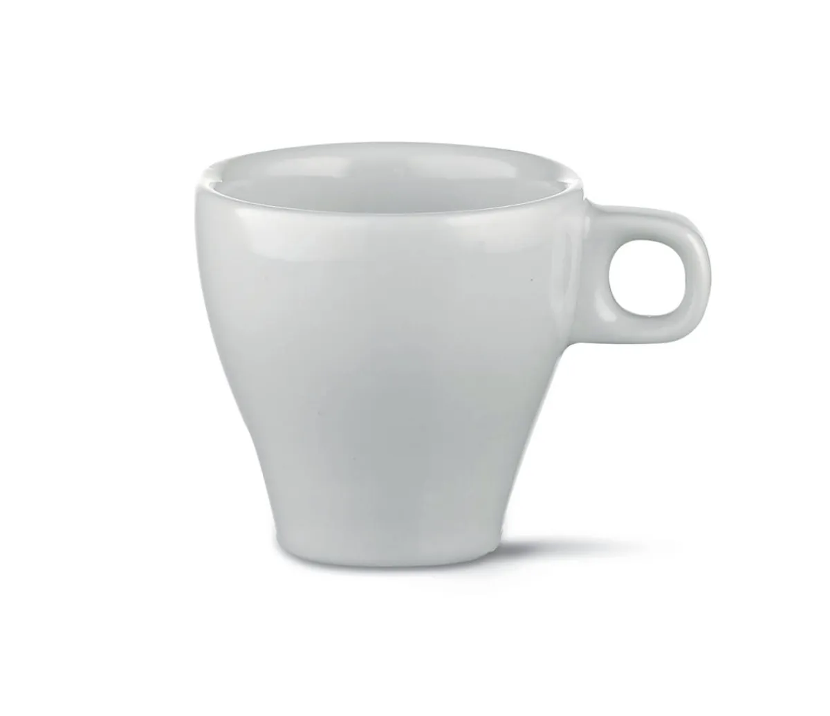 Aucune Tasse à thé rond blanc porcelaine 15 cl Ø 8 cm Paula