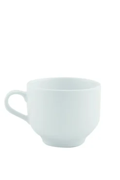 Tasse thé rond blanc porcelaine 23 cl Ø 9 cm Presto - ACCOLADE Hot