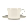 Tasse à thé rond blanc porcelaine bone china 30,6 cl Ø 9,5 cm Fedra - RAK Outlet