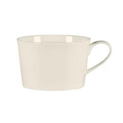 Tasse à thé rond blanc porcelaine bone china 30,6 cl Ø 9,5 cm Fedra - RAK Outlet
