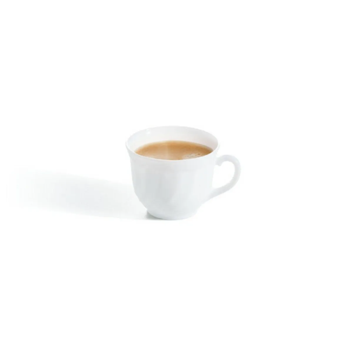 Tasse à thé rond blanc verre opal 22 cl Ø 8,7 cm Trianon - ARCOROC Clearance