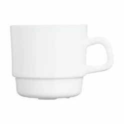ARCOROC Tasse à thé rond blanc verre opal 22 cl Ø 7,75 cm Restaurant Discount