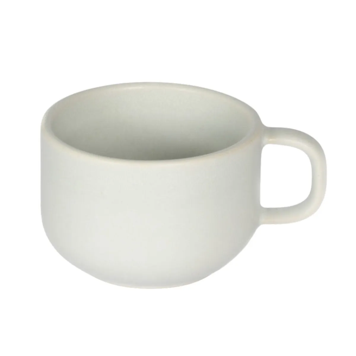 ACCOLADE Tasse à thé rond bleu grès émaillé 21 cl Ø 8,5 cm Ice Online