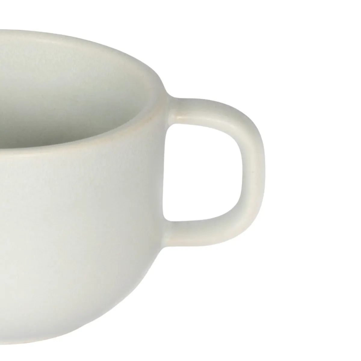 ACCOLADE Tasse à thé rond bleu grès émaillé 21 cl Ø 8,5 cm Ice Online