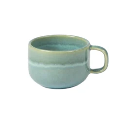 ACCOLADE Tasse à thé rond bleu grès émaillé 21 cl Ø 8,5 cm Magic Discount