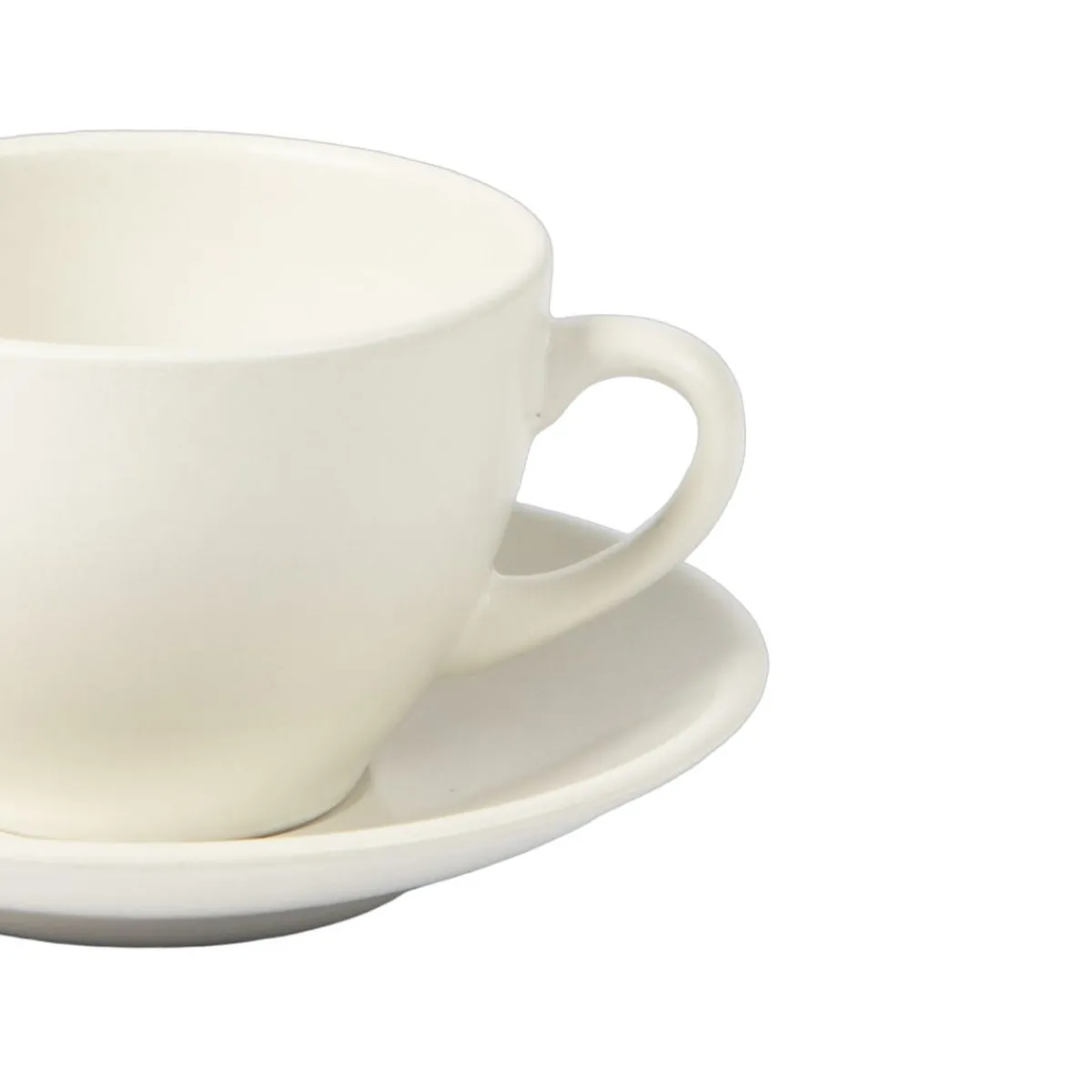 ESSENTIALS COLLECTION Tasse à thé rond crème Grès 21,5 cl Ø 9,2 cm Pulse Best
