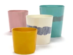 SERAX Tasse à thé rond delicious pink grès émaillé 33 cl Ø 8,5 cm Feast By Ottolenghi Clearance