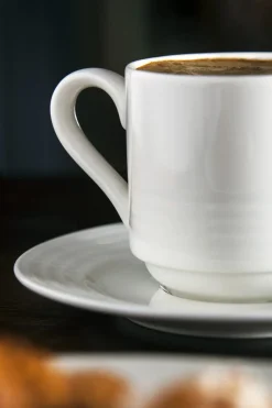 RAK Tasse à thé rond ivoire porcelaine vitrifiée 23 cl Ø 8,5 cm Rondo Sale