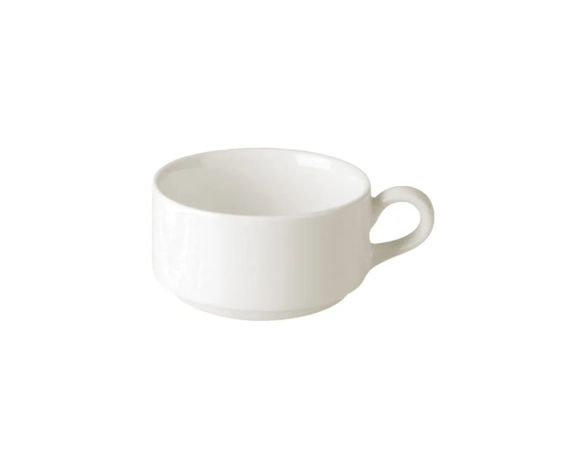 RAK Tasse à thé rond ivoire porcelaine vitrifiée Banquet Online