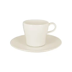 Tasse à thé rond ivoire porcelaine vitrifiée 20 cl Ø 8,1 cm Mazza - RAK Outlet
