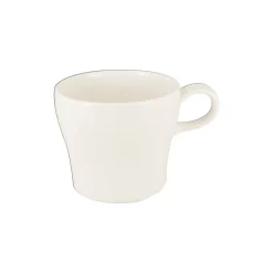 Tasse à thé rond ivoire porcelaine vitrifiée 20 cl Ø 8,1 cm Mazza - RAK Outlet