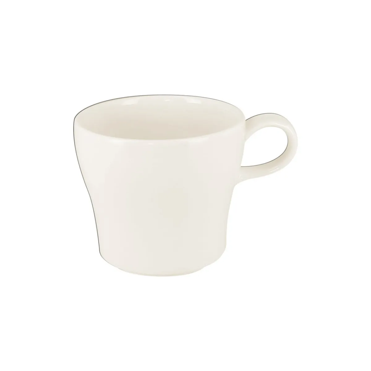 Tasse à thé rond ivoire porcelaine vitrifiée 20 cl Ø 8,1 cm Mazza - RAK Outlet