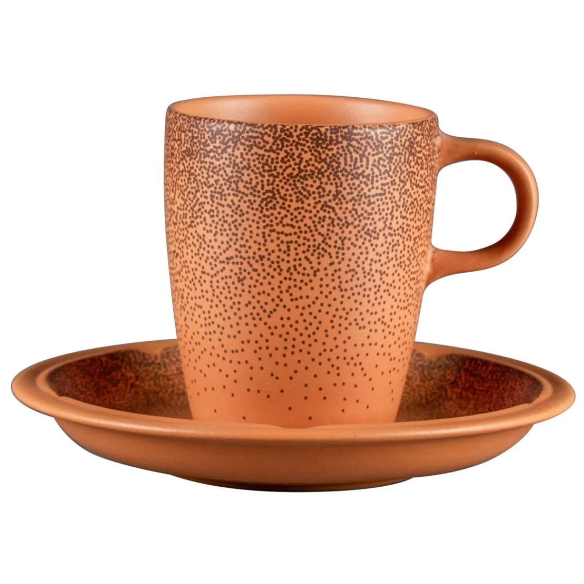 RAK Tasse à thé rond Tero Décor Denia porcelaine 23 cl Ø 7,3 cm Earth Hot