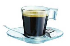 Tasse à thé rond transparent verre trempé 22 cl Ø 10 cm Aroma - ARCOROC