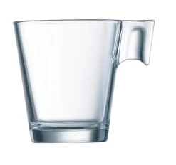Tasse à thé rond transparent verre trempé 22 cl Ø 10 cm Aroma - ARCOROC