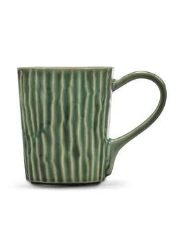 Tasse à thé rond vert grès émaillé 13,5 cm Ø 13,5 cm Verde Lanza - SERAX Sale