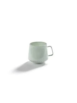 SERAX Tasse à thé rond vert porcelaine bone china Ø 8,4 cm Nido Clearance