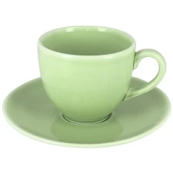 RAK Tasse à thé rond vert porcelaine vitrifiée 23 cl Ø 8,5 cm Vintage Sale
