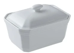 Terrine rectangulaire blanc porcelaine 13x10 cm Bistronome - PRO.MUNDI Discount