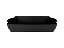 Terrine rectangulaire noir porcelaine vitrifiée 32x22 cm Chefs Fusion - RAK Online
