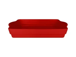 RAK Terrine rectangulaire rouge porcelaine vitrifiée 32x22 cm Chefs Fusion Clearance
