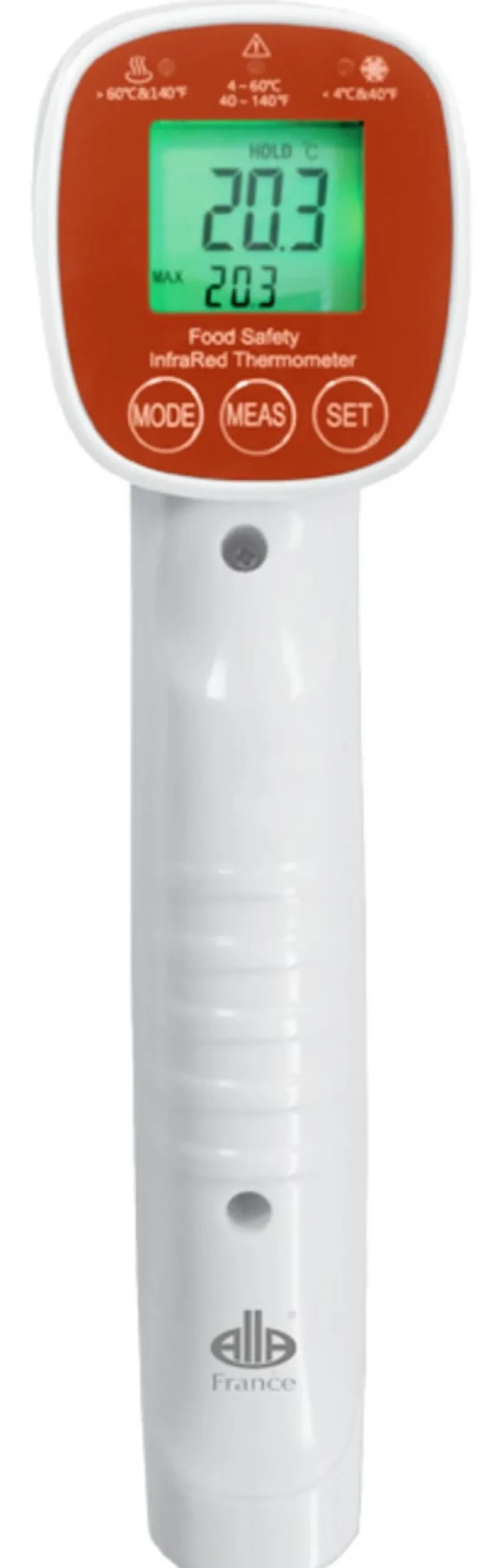 Thermomètre infrarouge min -40 °C max 280 °C - ALLA FRANCE