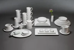 Théière avec couvercle blanc porcelaine vitrifiée 50 cl Ø 10,5 cm Access - RAK Outlet