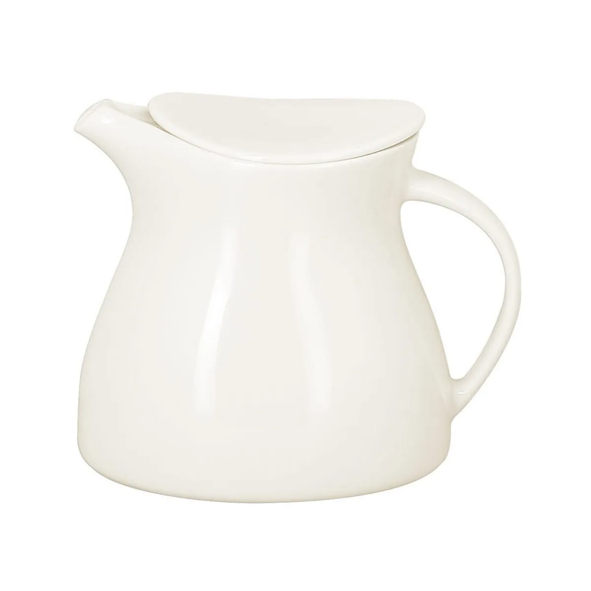 Théière avec couvercle ivoire porcelaine vitrifiée 44 cl 11,4 cm Swirls - RAK New