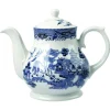 Théière avec couvercle rond Sandrigham Willow Blue porcelaine vitrifiée 85,2 cl Vintage Prints Willow - CHURCHILL Discount