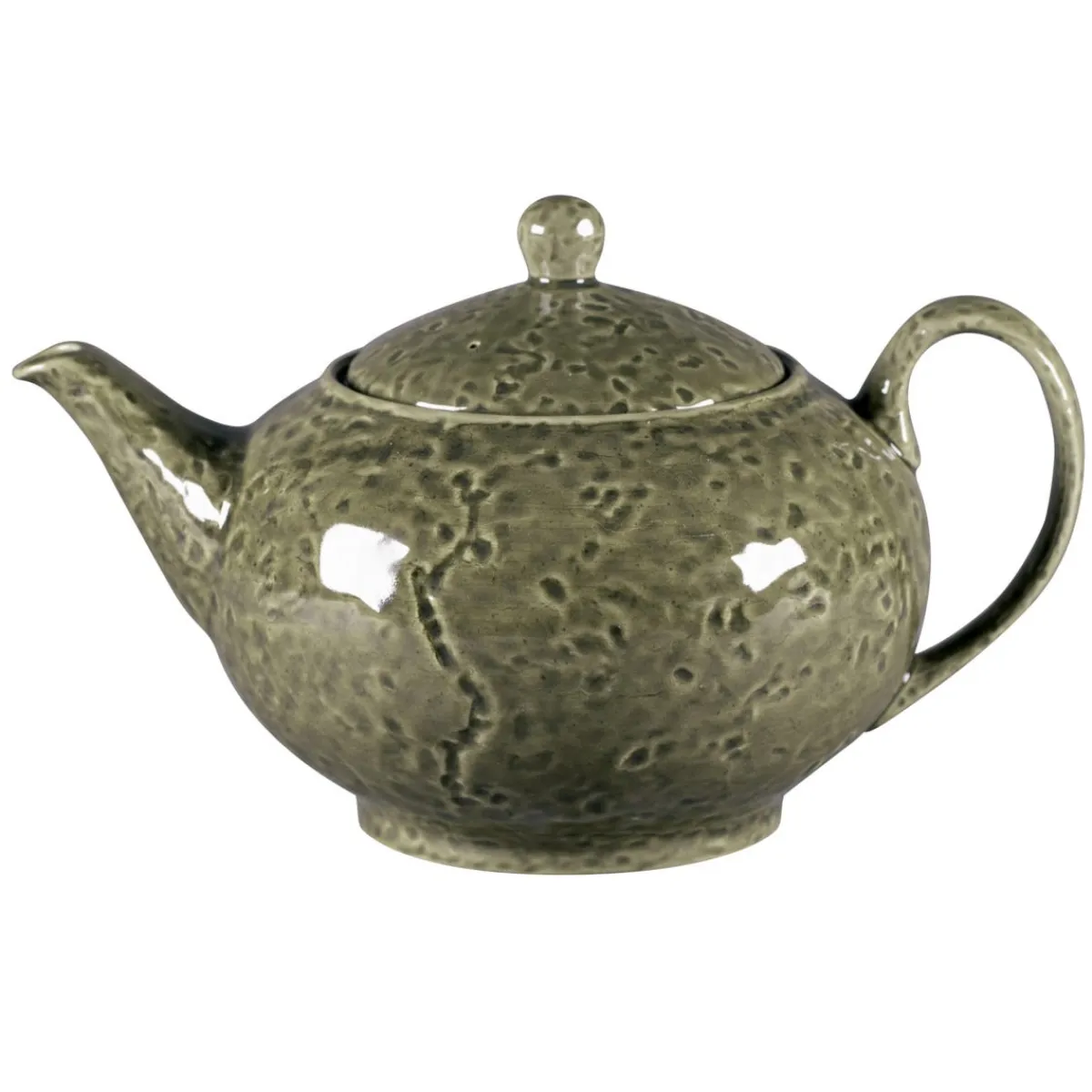 Théière avec couvercle rond steel porcelaine vitrifiée 120 cl Ø 16,2 cm Krush - RAK Sale