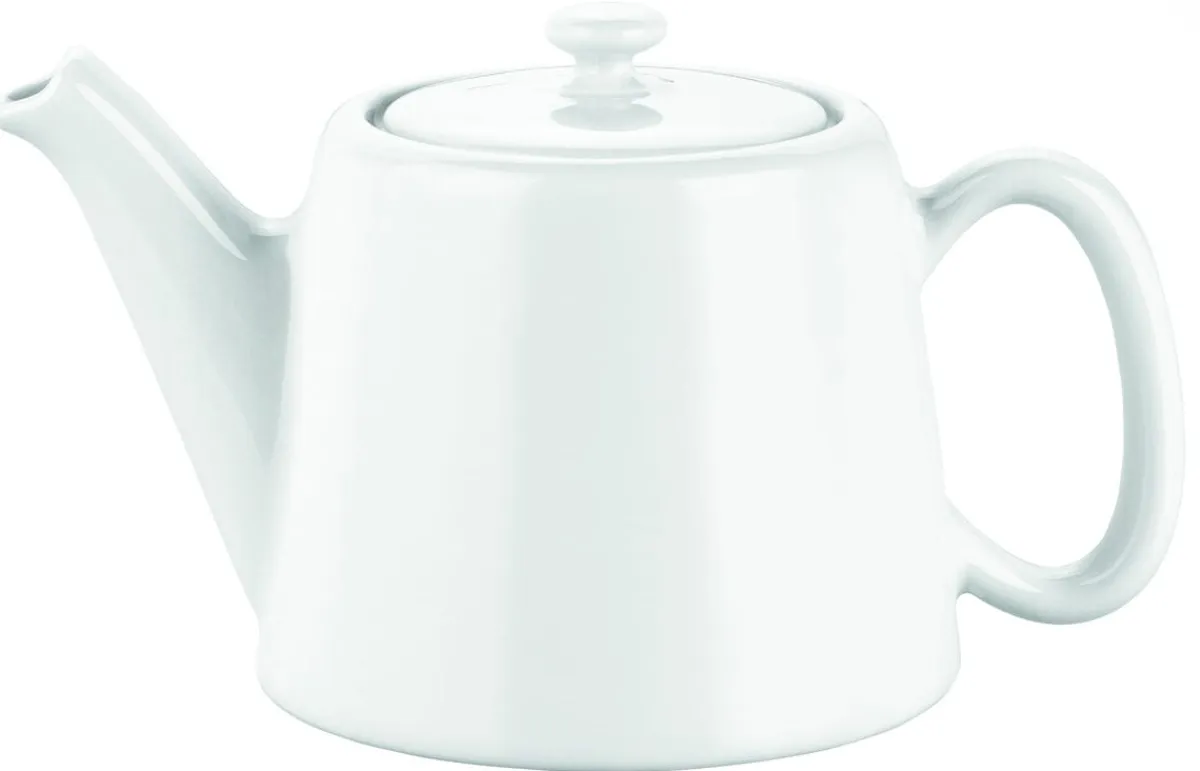 Théière blanc porcelaine culinaire 75 cl - PILLIVUYT New