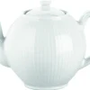 PILLIVUYT Théière blanc porcelaine culinaire 150 cl Plisse