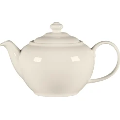 Théière & couvercle rond blanc porcelaine bone china 62,4 cl Ø 12,7 cm Fedra - RAK Clearance