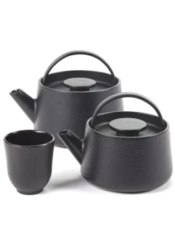 SERAX Théière noir fonte d'acier 80 cl Ø 14,5 cm Inku