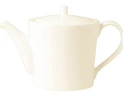 Théière rond ivoire porcelaine vitrifiée Fine Dine - RAK Sale