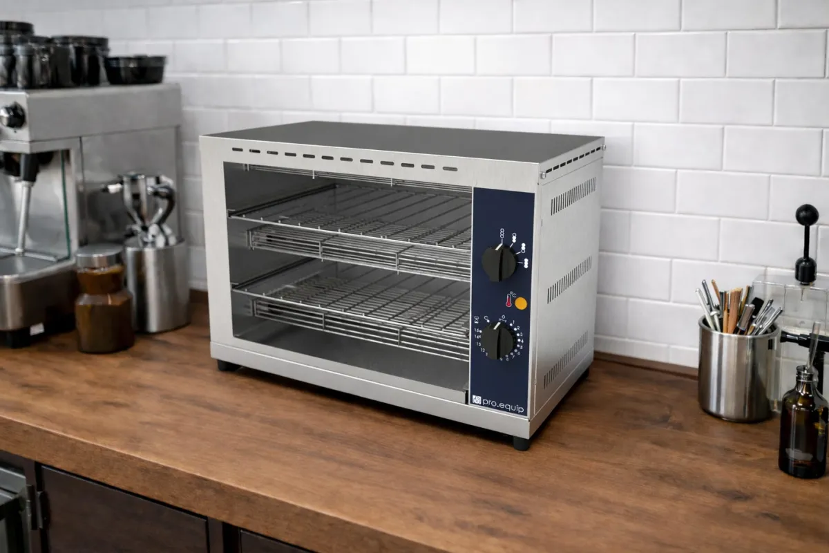 PRO.EQUIP Toaster 2 niveaux argent 230v 300 unités/h Clearance