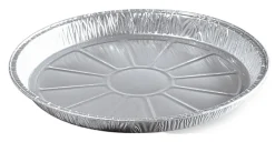 Tourtière rond gris aluminium Ø 21,4 cm 1,9 cm 55 cl (100 pièces) - Aucune Outlet