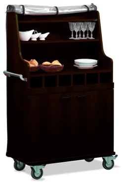 Vaisselier marron bois - ROCAM Outlet