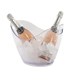 Vasque à bouteille transparent 35x25,5x26 cm 8 L - PRO.MUNDI New