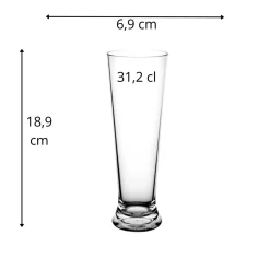 Aucune Verre à bière SAN 31,2 cl