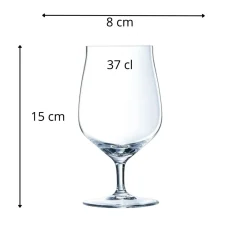 Verre à bière sur pied verre cristallin 37 cl Sequence - CHEF & SOMMELIER Clearance